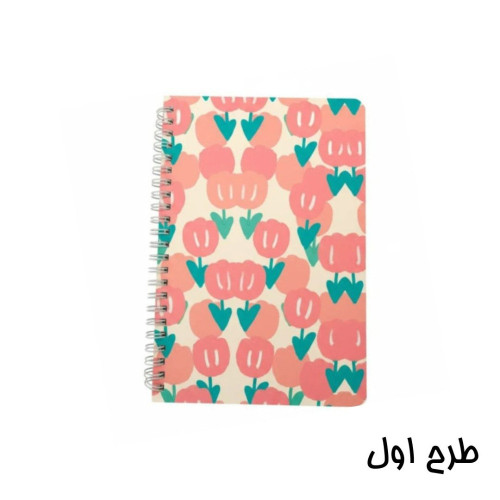 دفتر فانتزی سیمی وارداتی سری گل‌ها