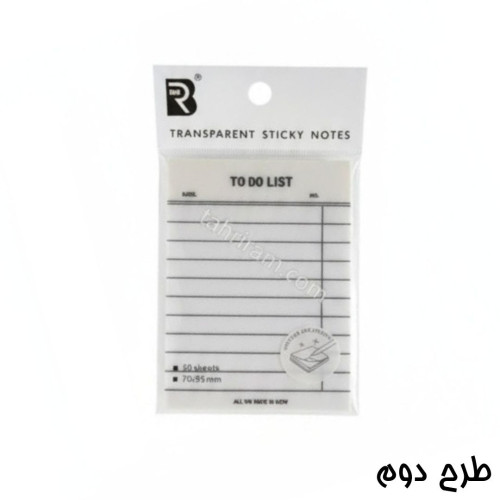 استیکی نوت شفاف ضد آب
