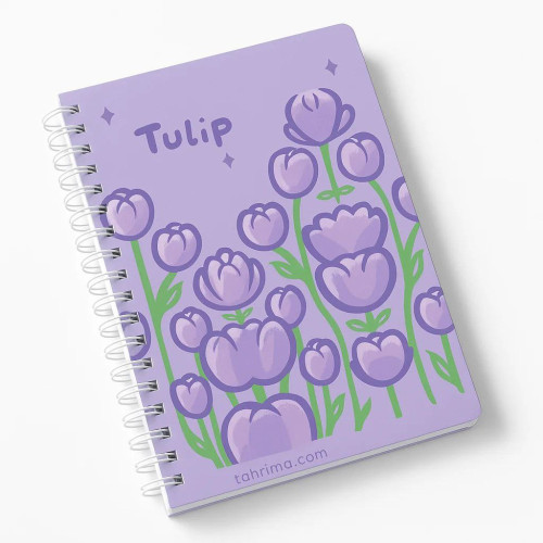 دفتر یادداشت سیمی سری Tulip / Nice Day